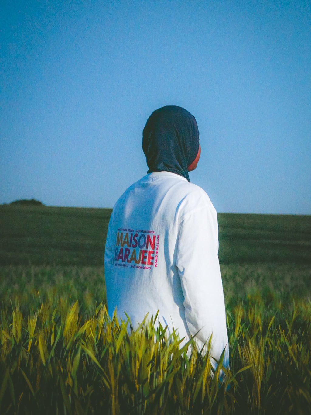 Made from Grinta - Manche longue oversize blanc